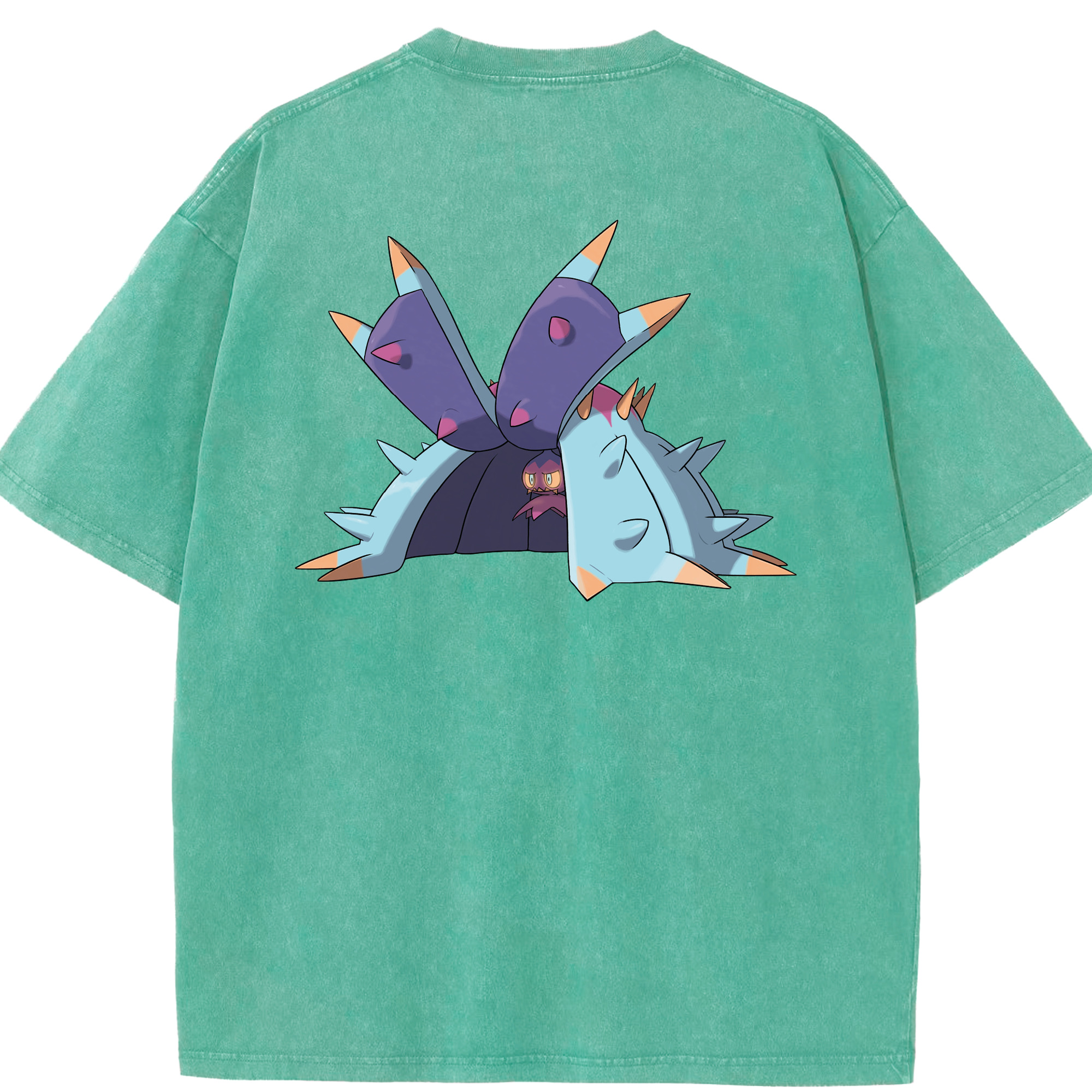 （画像用） ポケットモンスター Pokémon 綿100% ヴィンテージ風 半袖Tシャツ（背面プリント）